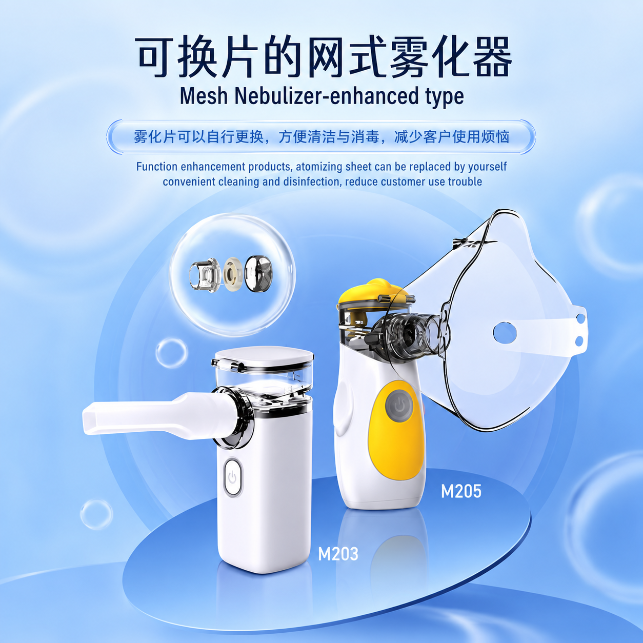 BIOCEEN enhanced mesh nebulizer models M203 M205
